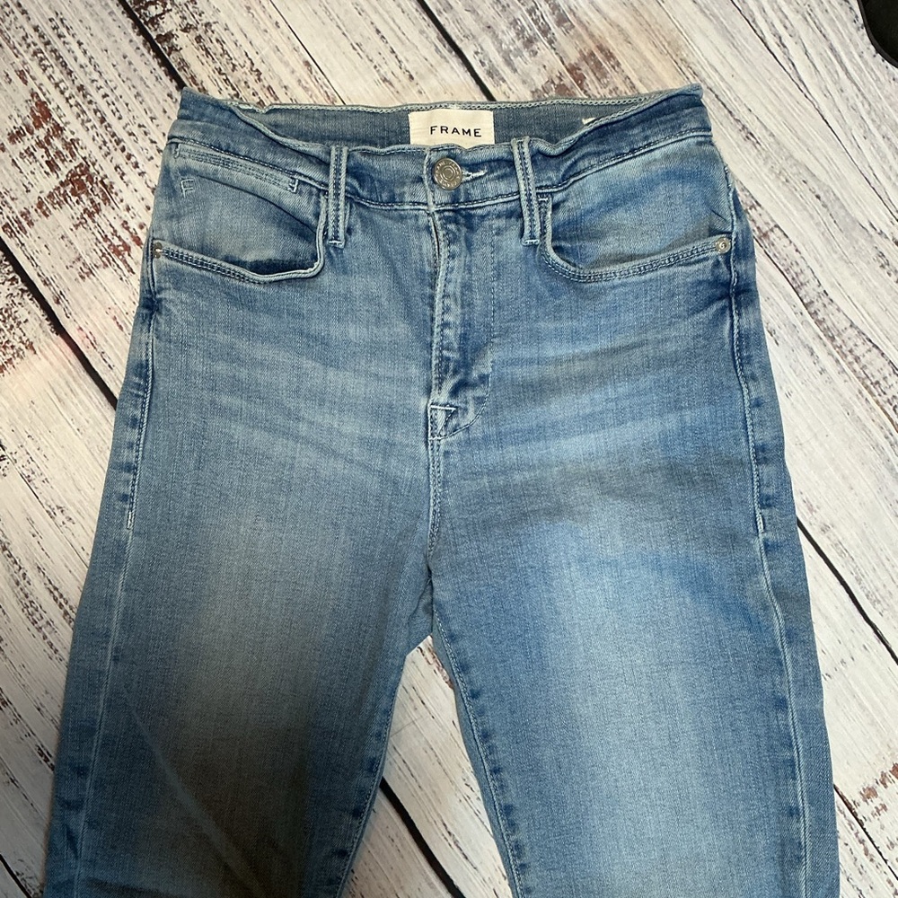 Frame Le High Straight denim jeans. Size 27. - Picture 5 of 10